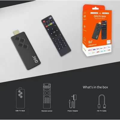 Q2 Smart TV Stick Android 13.0 AllwinnerH313 2GB RAM 16GB 4K H.265 2.4G&5.8G Wifi Smart TV Box 2GB