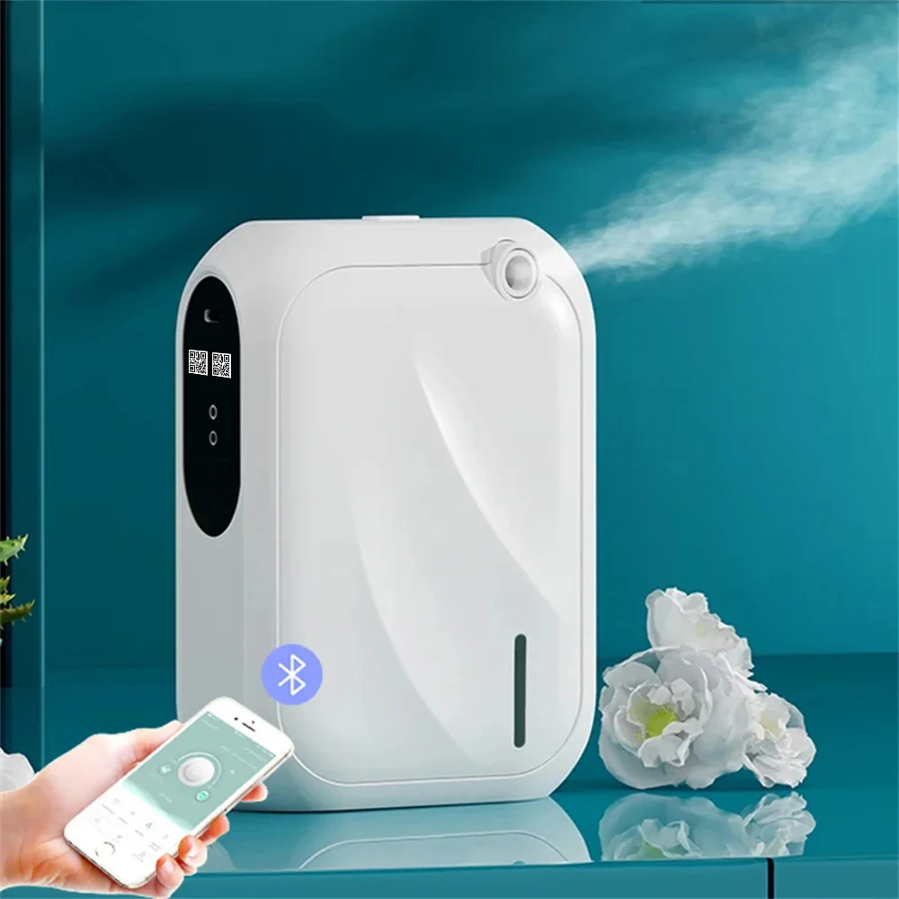Diffusore di aromi Macchina per profumi Copertura 200m3 Bluetooth APP Controllo Diffusore di fragranze Distributore di odori per odori di fragranza domestica