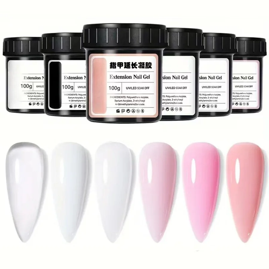 100G Nail Art Salon Extension Gel Baigel für Nägel 3D Nagelgel hartes Verlängerungsgel Image