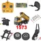 Huina Schubs chaufel Getriebe Lenkung Servo Reifen antrieb Getriebe Mainboard Radio Empfänger für LKW Dump RC Spielzeug teile