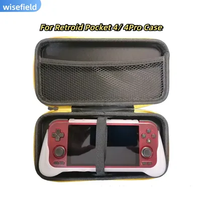 Große schwarze Aufbewahrungstasche für Retroid Pocket 4/ 4Pro Handheld Game Console Pack Grip Image