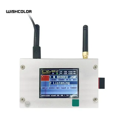 Duplex MMDVM Hotspot w/ Aluminum Alloy Shell Color Display Screen Supporting For C4FM/DMR/DSTAR P25 With Raspberry Pie 1B+