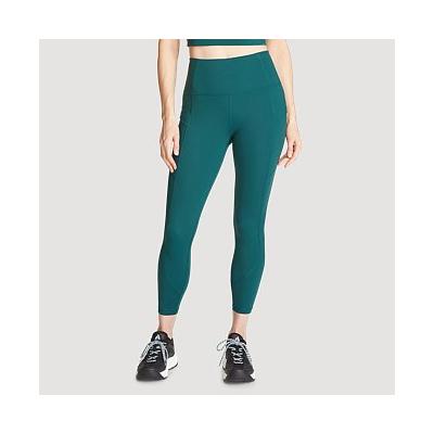 Eddie Bauer Women's Guide Trex 7/8-Length Leggings - Blue Spruce - Size S