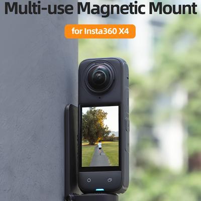 TEMU Sunnylife X4 Magnetic Mount Base With Adjustable Handheld Grip - Rotatable Plastic Camera Mount For Outdoor Sports, Vlogging, Live Streaming, Time-lapse Photography