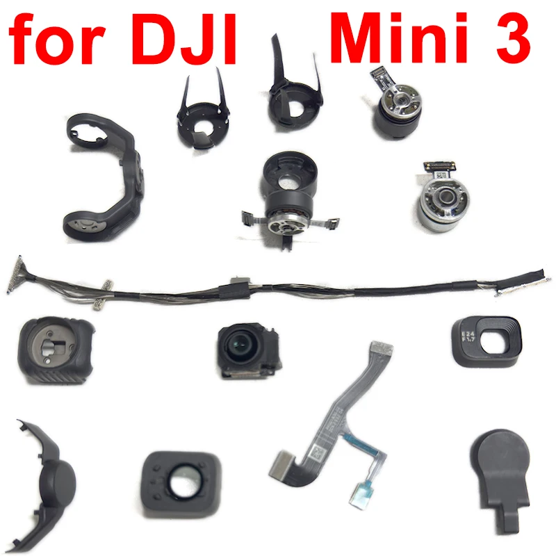 Original Mini 3 Gimbal Roll Arm Halterung Mini 3 Standard Yaw Motor Kamera Kabel Kamera Abdeckung Signal Linie für DJI Mini 3 Standard Image