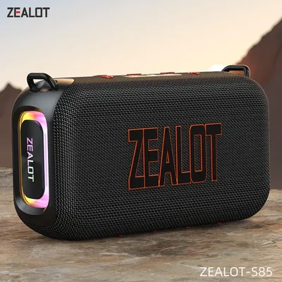 ZEALOT-S85 50W 3D tragbarer Bluetooth-Lautsprecher mit Dual-Membran IPX6 wasserdichter Outdoor-Gurtlautsprecher Image