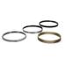 Classic Steel Piston Rings - 4.155 in. Bore File Fit 0.043 x 0.043 x 3.0 mm - Standard Tension