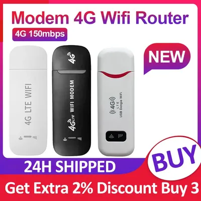 4G Wifi Router 3G 4G LTE Wireless Portable WIFI Mobile Hotspot Firewall WiFi Repeater USB Dongle Car