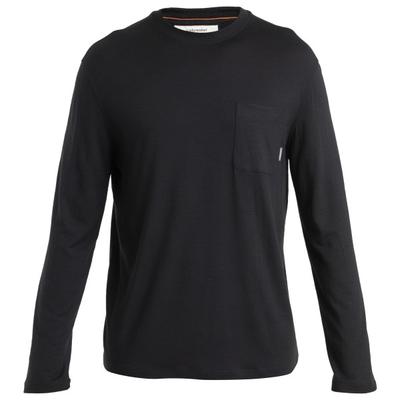 Icebreaker - Merino Tech Lite III L/S Relaxed Pocket Tee - Merinoshirt Gr S schwarz Image