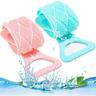 Brosse Dos Douche Silicone, 2PCS Double Face Laveur de Dos en Silicone Brosse en Silicone pour Le