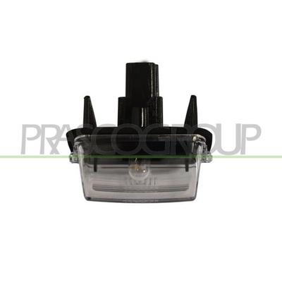 PRASCO Kennzeichenleuchte hinten mit Glühlampe für TOYOTA 812700D120 81270-0D120 TY3284350