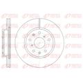 REMSA Bremsscheibe vorne rechts links belüftet Ø280mm 280mm für SUZUKI FIAT 71768306 71742850 71750162 61018.10