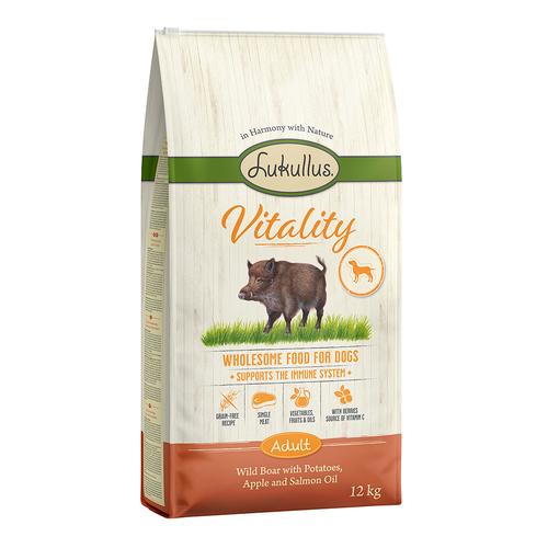 Lukullus Vitality Unterstützung Immunsystem: Wildschwein (getreidefrei) - 12 kg