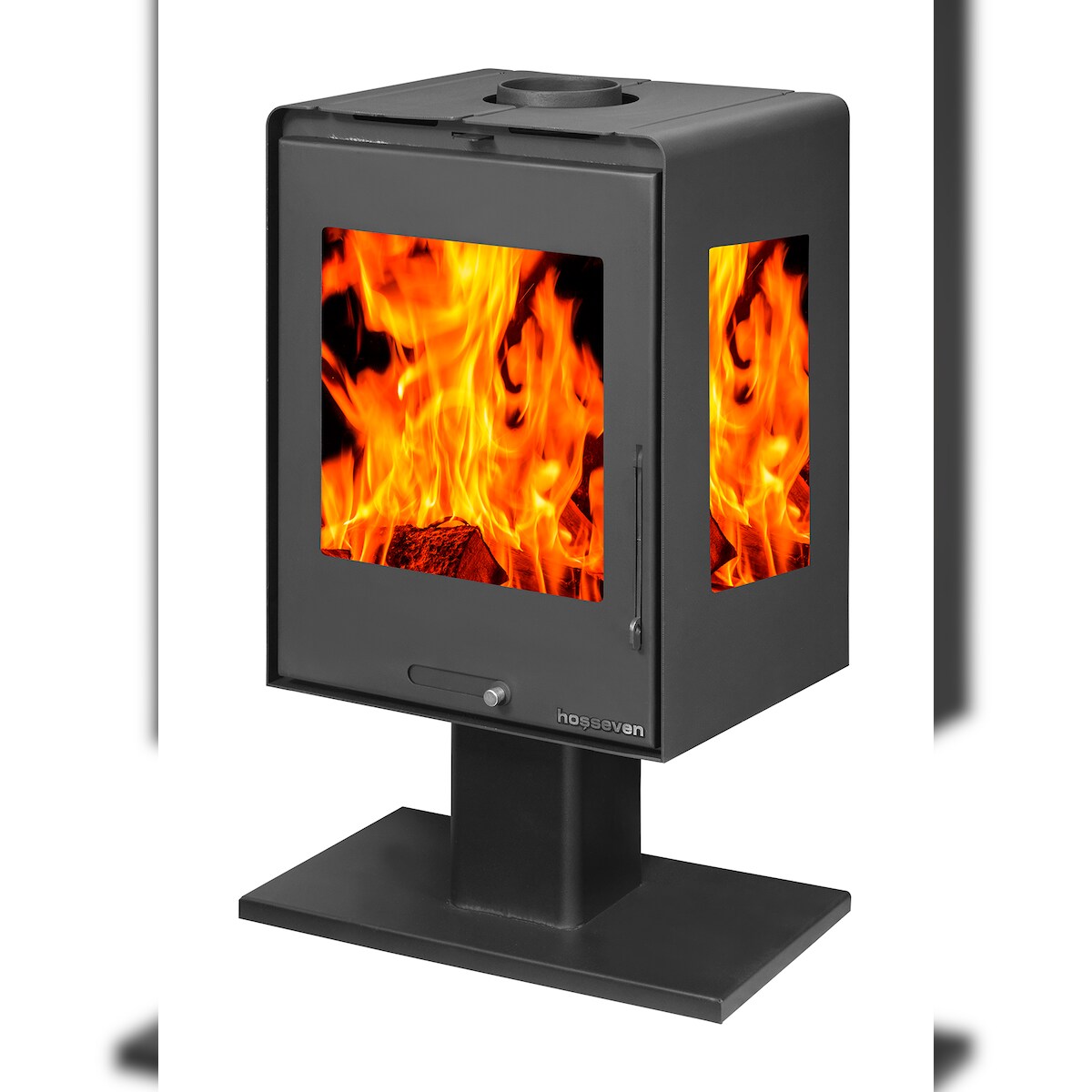 moeby24 Design-Kaminofen Klassik Kamin Ofen Kaminofen EcoDesign 6,5kW EEK A+ 130mm Image