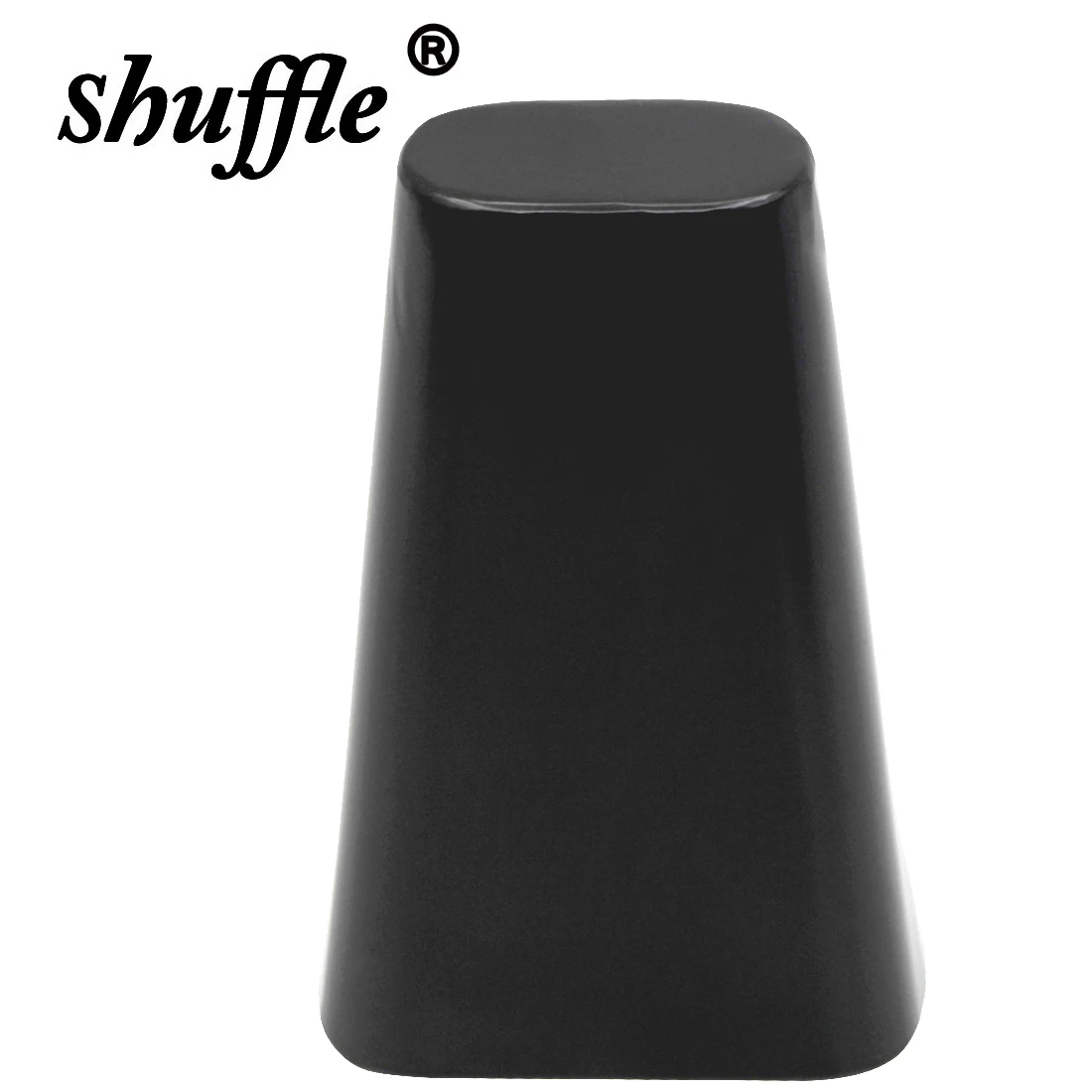 6-Zoll-Kuhglocken-Percussion-Musikinstrument aus schwarzem Metall, Cattlebell, handgehaltenes Kuhglocken-Trommel-Set, Zubehör für Schlaginstrumente Image