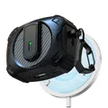 Custodia per armatura con blocco di sicurezza per Airpods Pro 2 Supporto per custodia Protezione di ricarica wireless Custodia antiurto per auricolari per Airpods 1 2 3