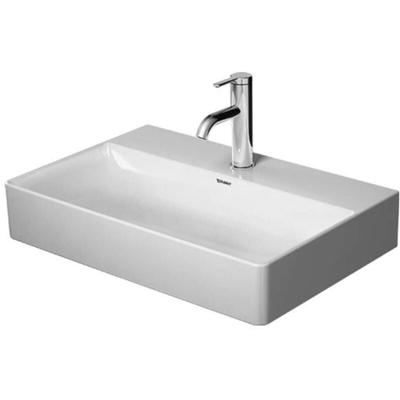 DuraSquare - Waschtisch Compact 60x40 cm, mit 1 Hahnloch, DuraCeram, Alpinweiß 2356600041 - Duravit