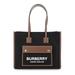 Burberry Bags | Burberry Logo Print Tote Bag Black Brown | Color: Black | Size: Os