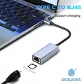Cavo Internet Lan USB tipo C a RJ45 100/1000Mbps Scheda di rete adattatore Ethernet USB tipo C in alluminio per PC portatile MacBook