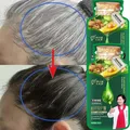 Natural Plant Herbal Hair Dye Shampoo 5 Minutes Change Hair Color Non-irritating Repairs Gray White