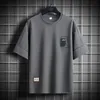 Hip Hop Herren Streetwear T-Shirts lässig Sommer kurze Ärmel schwarz grün T-Shirt T-Shirts Mode übergroße 4xl Kleidung