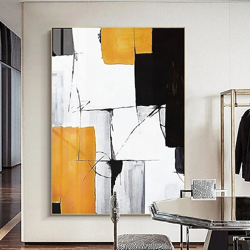 handgemaltes großes pastoses Wandkunst-Textur-Ölgemälde auf Leinwand mit Spachtel - handgemachtes strukturiertes abstraktes Gemälde mit Spachtel - modernes Wandkunst-Gemälde fürs Wohnzimmer Image