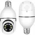 Telecamera a lampadina WiFi esterna, telecamera di sicurezza intelligente 1080P, telecamera a
