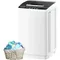 Haddockway Portable Washing Machine,Compact Laundry Washer Energy Saving,1.77Cu.ft Top Load