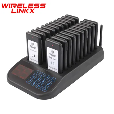 Wirelesslink Restaurant Pager System Touch Panel Wireless Calling System for Coffee Shop Restaurant