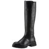Stiefel GABOR, Damen, Gr. 38, Normalschaft, schwarz, Kalbsleder, Textil, unifarben, klassisch, Schuhe, Blockabsatz, Langschaftstiefel mit bequemer Best Fitting-Ausstattung