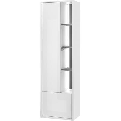Stauraumschrank PLACES OF STYLE "Studio line", grau (weiß, anthrazit), B:45cm H:150cm T:30cm, Schränke Image