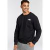 Sweatshirt THE NORTH FACE "M SIMPLE DOME CREW", Herren, Gr. XXL, schwarz (tnf schwarz), Sweatware, Obermaterial: 68% Baumwolle, 32% Polyester, unifarben, sportlich, Rundhals, Langarm Rippbündchen, Sweatshirts