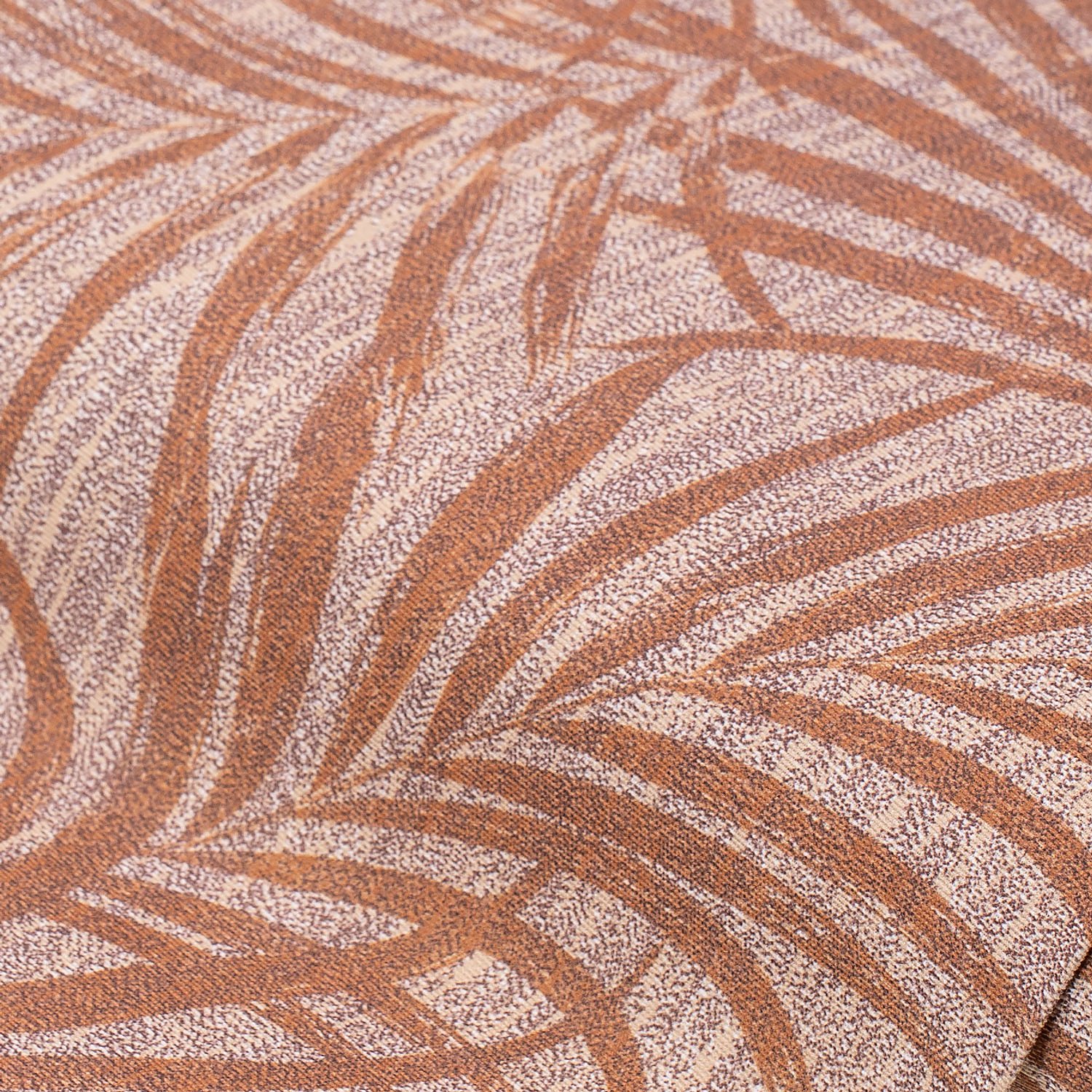 Dekostoff Palmblätter Lorena, braun-color Image