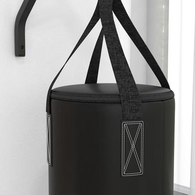 Soozier Unfilled Punching Bag Hanger, Heavy Bag Wall Mount Set with Bracket, Boxing Gloves, Hand Wraps and Swivel Hook