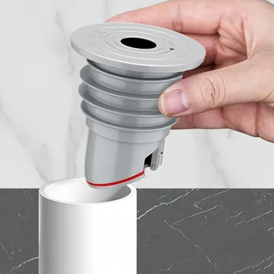 1pc Kitchen Drain Pipe Anti-backflow Odor Device, Kitchen Basin Washing Machine Silicone Sealing