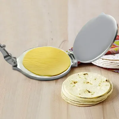 16/20cm DIY Tortilla Press Maker Aluminium Alloy Manual Corn Tortillas Dough Pressing Tools Kitchen