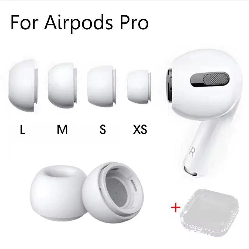 Regen Ohrstöpsel für Airpods Pro 1/2 Ohrpolster Silikonhülle Druckentlastungsloch Ohrkappen Kissen Ohrstöpsel Knospen Kopfhörer Air Pods Pro Image
