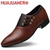 2025, klassische Herren-Kleiderschuhe, runde Zehen, Rindsleder, Business-Freizeitschuhe, Herren-Hochzeitsschuhe, Oxford-formelle Schuhe, große Größe 38–48