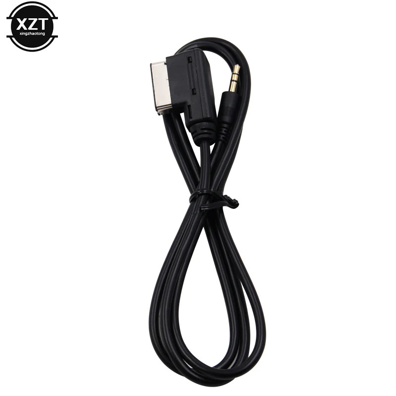 0,35/1/2M Auto Fahrzeug Audio Kabel 3,5mm Jack Aux MP3 Kabel zu Musik Interface MMI MDI AMI Adapter Für VW Audi Q7 Q5 A8 A6 A5 A4 Image