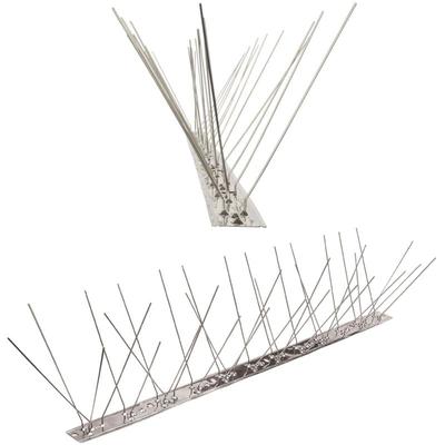 1 Meter (2 x 0,5m) Taubenspikes 3-reihig auf V2A-Flexleiste - hochwertige Lösung für Vogelabwehr Image