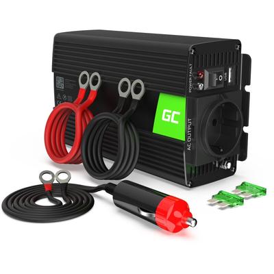 Green Cell - INV01DE adapter e inverter de Auto current 300 w Black Image