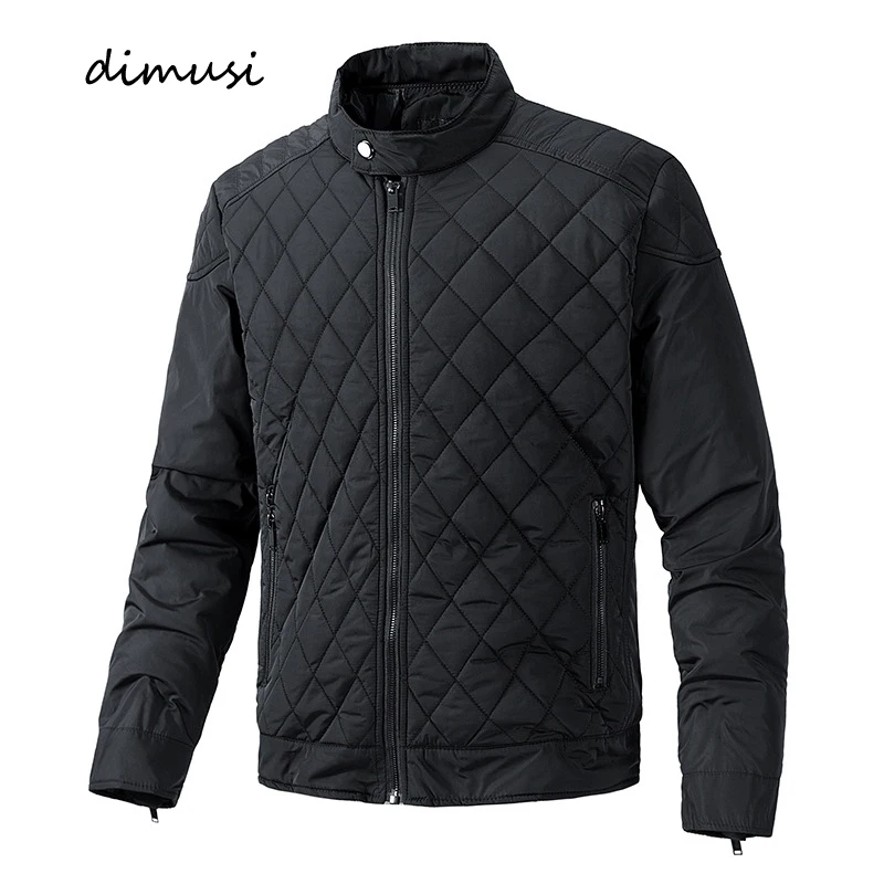 Giubbotti bomber da uomo autunno inverno Colletto alla moda addensare cappotti imbottiti in cotone caldo Giacca da uomo retrò slim fit giacca a vento