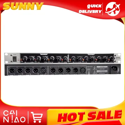 dbx 224xl dbx224 Professional 4-way electronic crossover white Ultra low bass stage bar performance audio