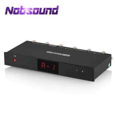 Nobsound SP102 PRO 2(1)-IN-1(2)-OUT Amplifier / Speaker Audio Splitter / Switcher Passive Selector