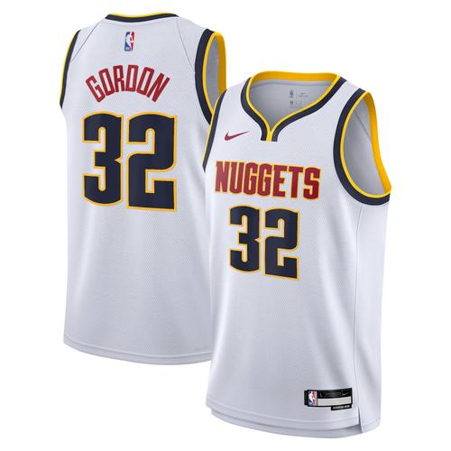 Denver Nuggets Nike Association Swingman-Trikot – Weiß – Aaron Gordon – Jugend