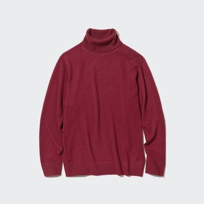 Uniqlo - Cashmere Turtleneck Jumper - Burgundy - XL