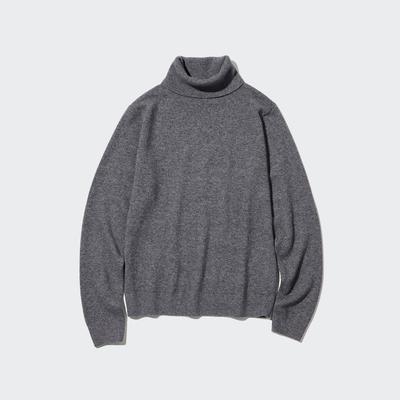 Uniqlo - Cashmere Turtleneck Jumper - Gray - L