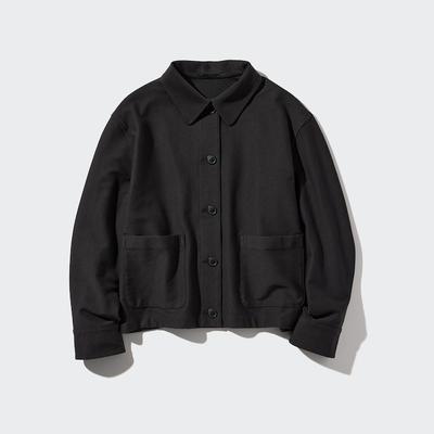 Uniqlo - Jersey Relaxed Jacket - Black - XL