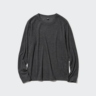 Uniqlo - Heattech Fleece Crew Neck - Gray - XS