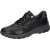 Sneaker WALDLÄUFER "H-MAX", Herren, Gr. 8,5 (42,5), schwarz (schwarz, grau), Nappaleder, Veloursleder, sportlich, Schuhe, Bequemschuh, Halbschuh, Schnürschuh in Komfortweite H (= sehr weit)